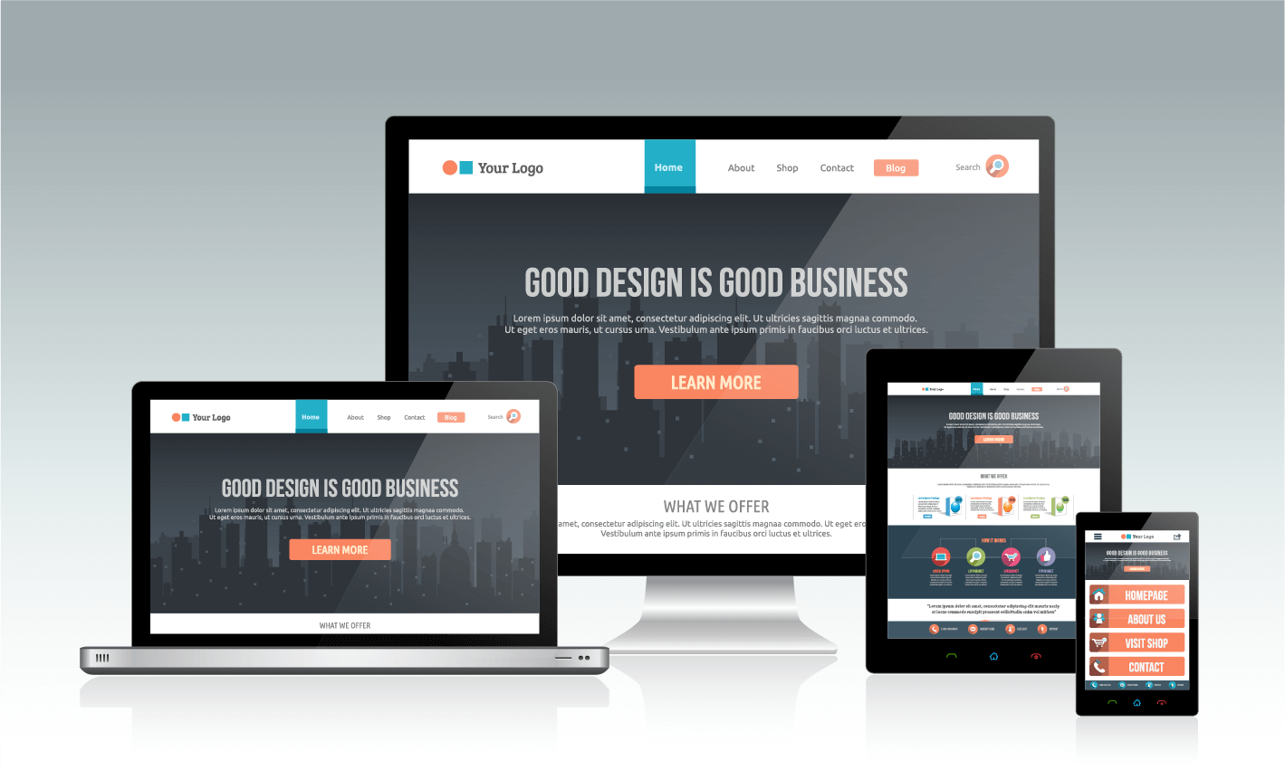 Responsives Design Mockup
