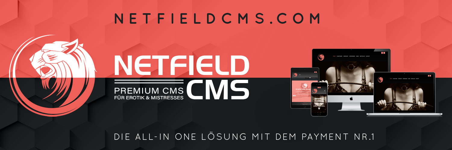 Netfield-CMS Premium CMS für Fetisch, Erotik & Domina / Mistresses