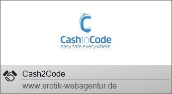 Visitenkarte Bezahlverfahren Cash2Code